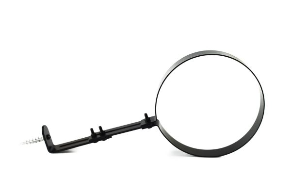Wall Bracket Matt Black Vitreous Enamel Stove Pipe - Image 2