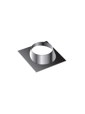5°- 45° Lead Flashing 6" Twin Wall Flue from SHL