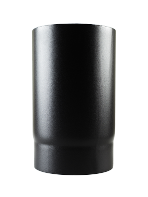 1/4m Matt Black Vitreous Enamel Stove Pipe