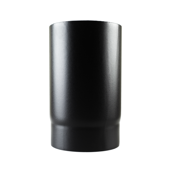1/4m Matt Black Vitreous Enamel Stove Pipe