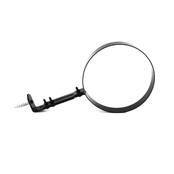Wall Bracket Matt Black Vitreous Enamel Stove Pipe