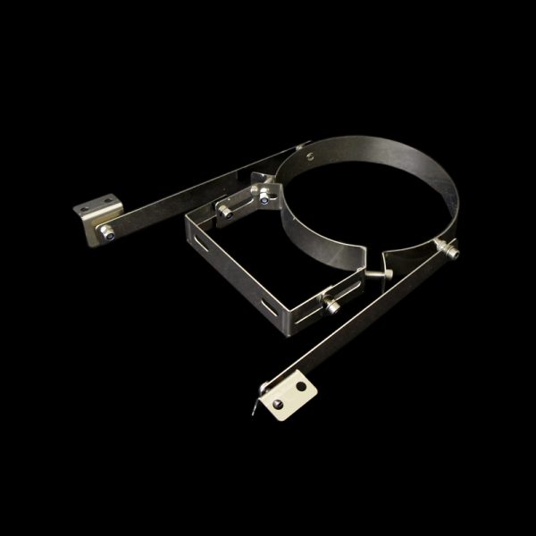 Adjustable Base Wall Bracket 6" Twin Wall Flue from SHL