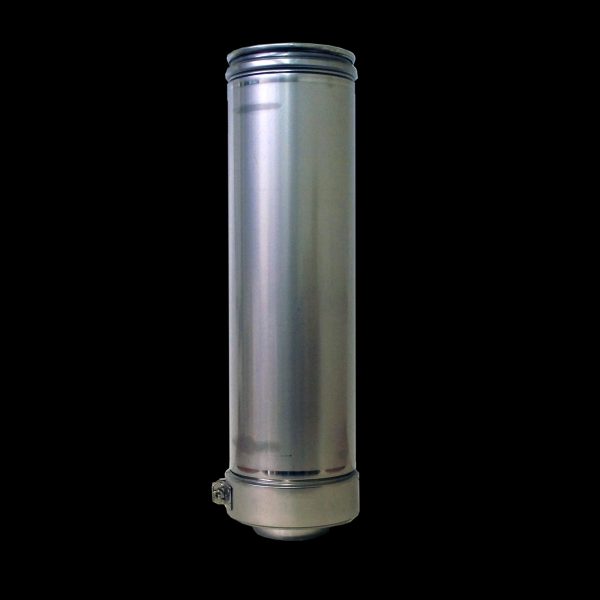 450mm Straight 3″ Twin Wall Flue (Pellet) from SHL