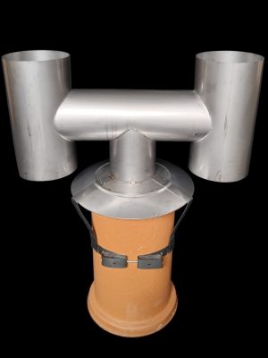 H anti down draught chimney cowl